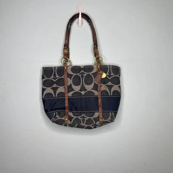 バッグ Coach Optic Denim Legacy Satchel Bag $_57.JPG?set_id=880000500F